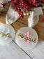 1/8" Milky White Ornament Acrylic Blanks